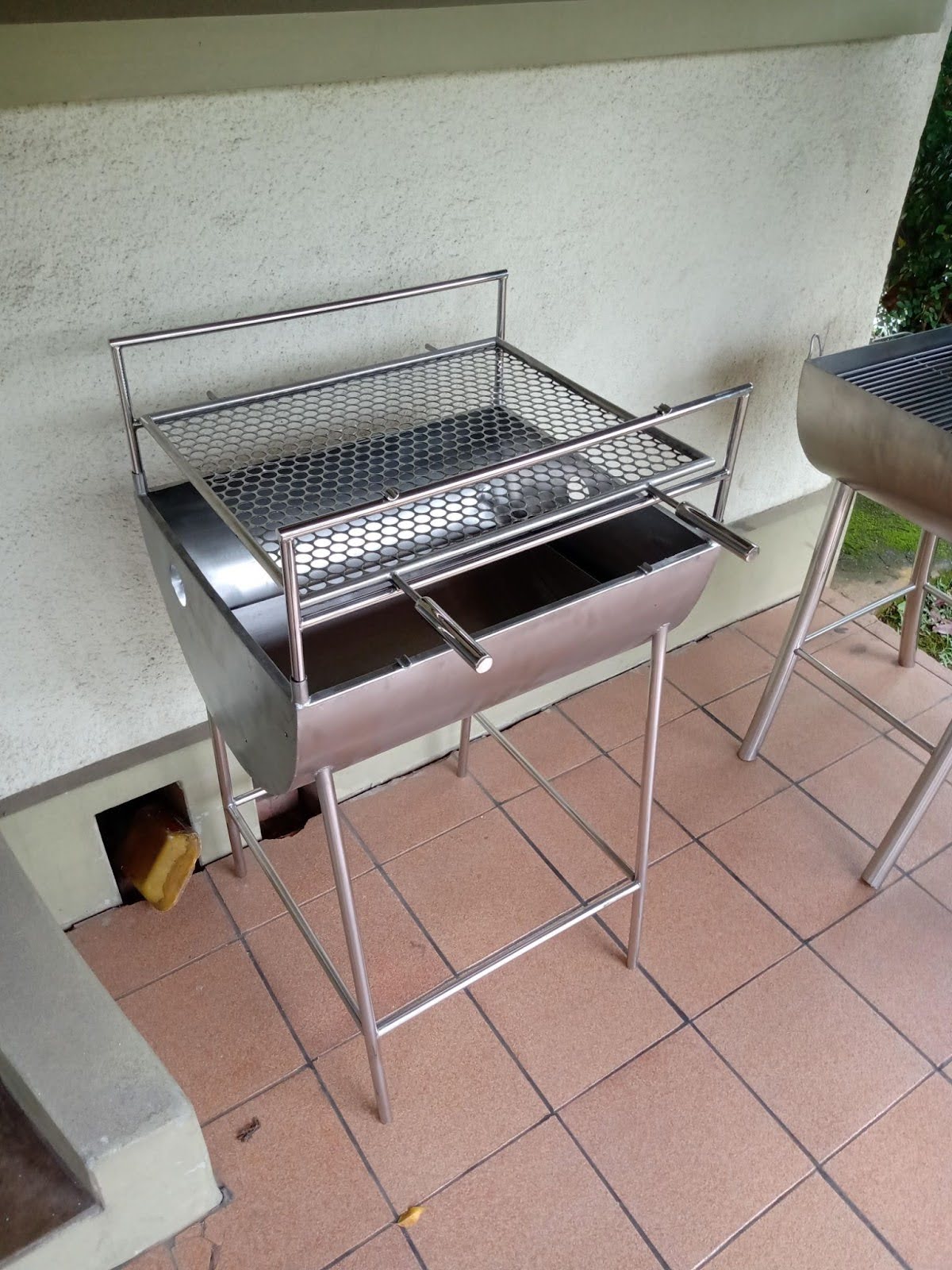 Grelha de Tela Moeda 50x50 - Inox Catarinense