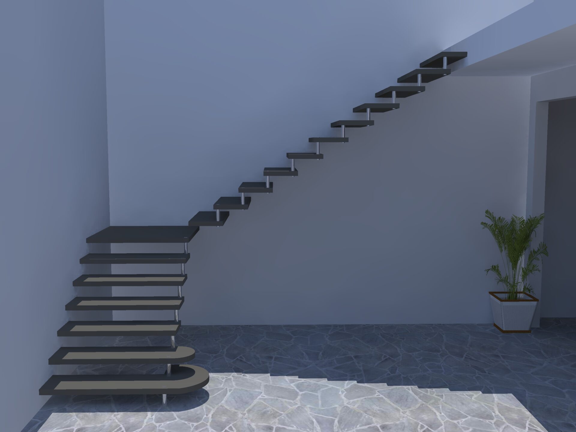 escadas pré-moldadas